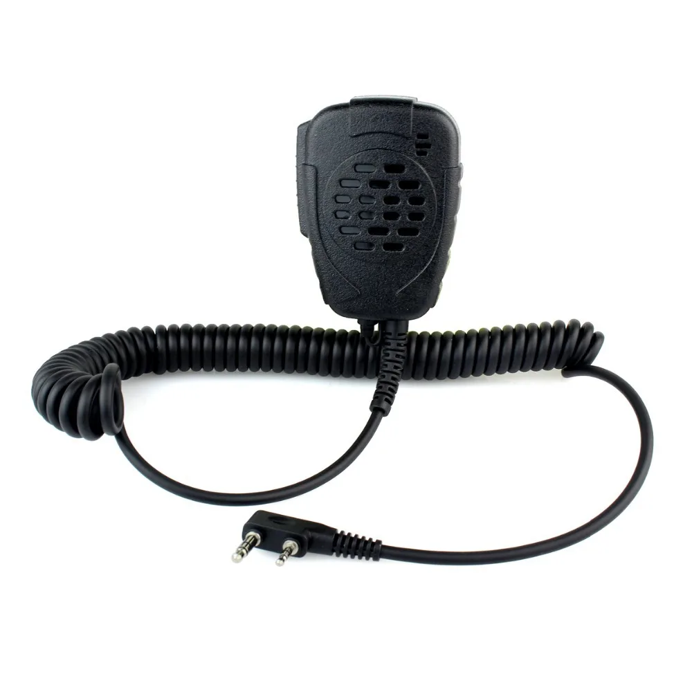 New walkie talkie K-SM12 Handheld Microphone Speaker Mic IP54 Waterproof for Kenwood TK2130 TK370 BAOFENG UV5R Speaker Mic