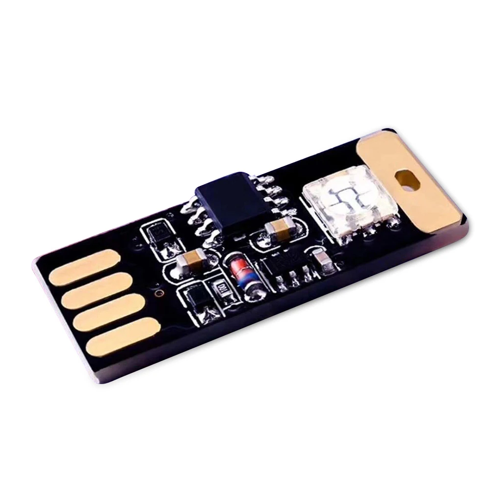 Светодиодная умная Индукционная лампа с USB звуковым управлением красочная