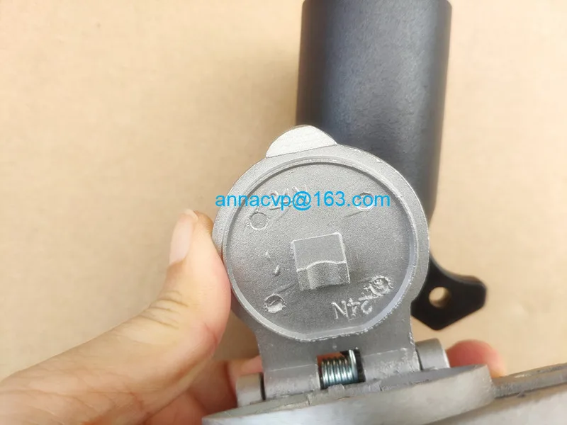 trailer connector adapter 7 way RV style blade plug to 7 pole round pin socket (9)