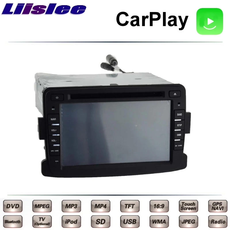 Liislee For RENAULT DUSTER 2010~2018 Car Multimedia TV DVD GPS Radio Carplay Original Style Navigation Navi 1