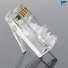 1000 шт. RJ45 CAT5E Ethernet 8P8C Кабель модульный разъем сетевой разъем Jack