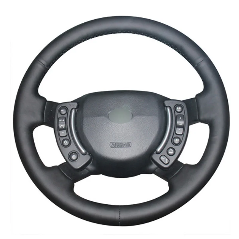 

DIY Sewing-on PU Leather Steering Wheel Cover Exact Fit For Land Rover Range Rover 2003-2012