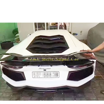 

V-orsteiner style Carbon Fiber Rear Trunk Roof Lip Spoiler Window Wing for Lamborghini LP700 LP720 LP750