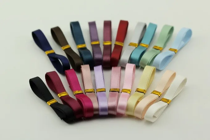 New 6mm Polyester Riband Single Face satin ribbons DIY hair accessories bowknot materials 10Mlot_4