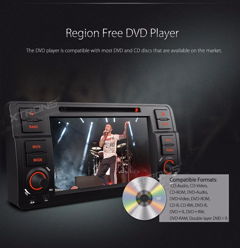 Flash Deal 7" Single 1 Din Car DVD Radio GPS Navi Fit For E46 320 325 Auto Video Player Dual Channel CANbus Touch Screen Audio USB Stereo 11