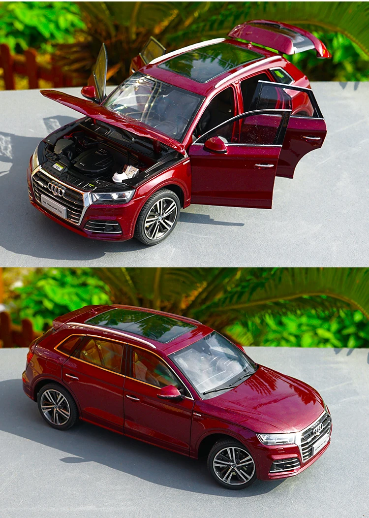 1:18 оригинальная упаковка Q5L SUV модель автомобиля из сплава, высокая модель имитации коллекции, подарочная упаковка