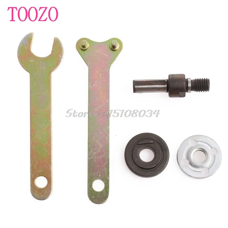 M10/16mm Hole Drill Angle Grinder Mandrel Adapter Disc Holder Kit Spanner Kit #S018Y# High Quality angle-grinder-discs : image M10/16mm Hole Drill Angle Grinder Mandrel Adapter Disc Holder Kit Spanner Kit #S018Y# High Quality angle-grinder-discs