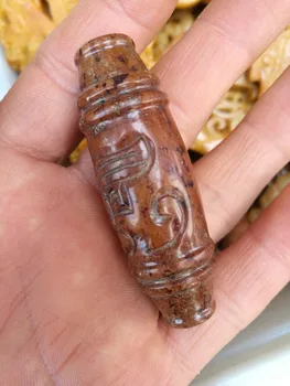 

Chinese old Carved with Pattern Collectible Jade Tianzhu Pendant