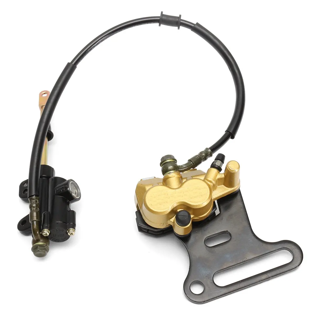 1 Sistema de pinza de freno de disco trasero hidráulico 110 125cc 140cc PIT PRO Dirt Bike 12mm accesorios de frenos de motocicleta