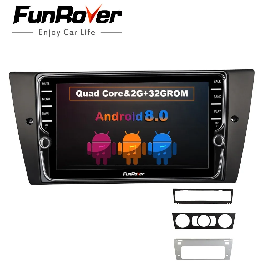 

Funrover IPS android 8.0 2 din car dvd radio multimedia player for BMW 320 328 3 Series E90 E91 E92 E93 whit gps tape recorder