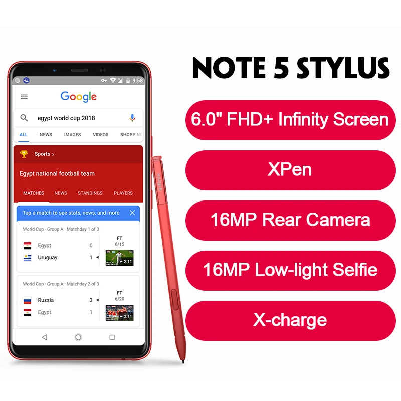 Global Version Infinix NOTE 5 STYLUS Business SmartPhone 64G 4G 6.0\ Global Version Infinix NOTE 5 STYLUS Business SmartPhone 64G 4G 6.0\