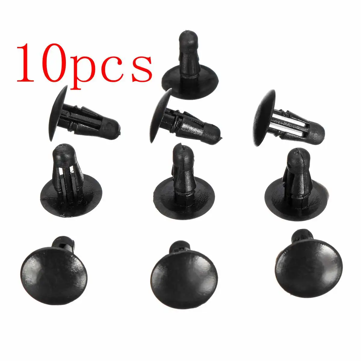 10PCS Auto Fastener Nylon Clip Fit For Nissan 01553 00401 Rivet