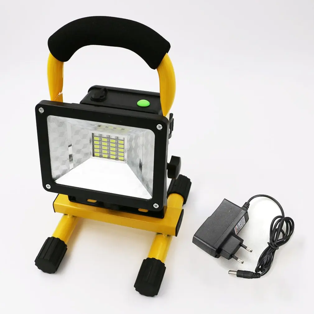 2400LM LED Portable Spotlight Camping Light Searchlight Rechargeable Handheld Work Light Portable Lantern