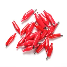 Cheap Insulated Boots Metal Alligator Clip Small 28mm Large 45mm Electric Test Red Alligator Clip For Testing Probe Instrument Cheap Insulated Boots Metal Alligator Clip Small 28mm Large 45mm Electric Test Red Alligator Clip For Testing Probe Instrument