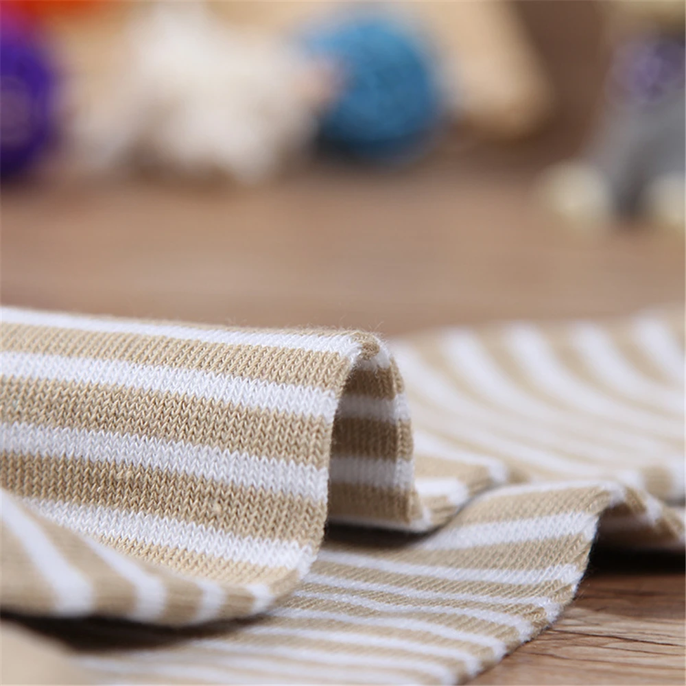 1 Pair Princess Girl Cute Sweet Women Ladies Tube Socks Stripes pattern sokken Soft warm sox