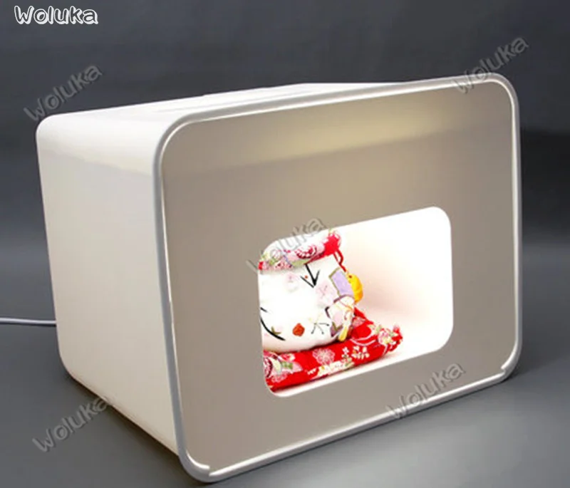 LED Studio softbox jewelry photo Light box set shooting equipment props to with background paper CD50 T03 | Электроника
