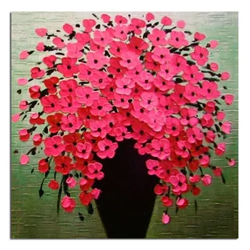 

Red bloom35x35cm Full drill diamond embroidery 3d diamond cross stitch fashion diamond mosaic pictures of rhinestones