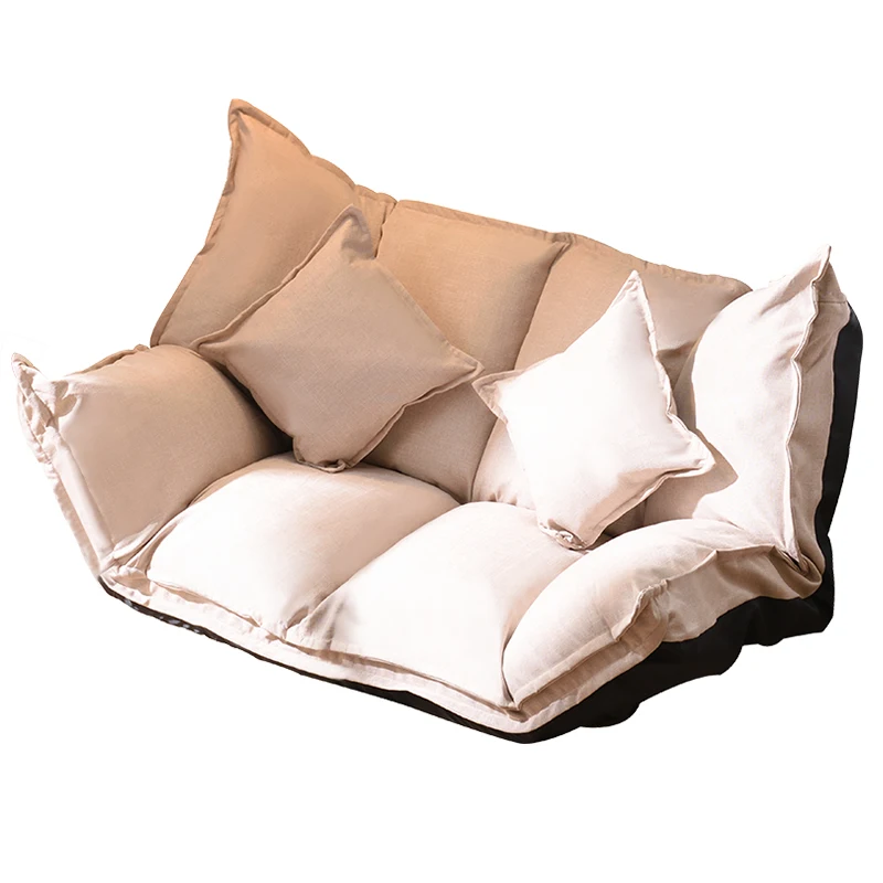 Newest Modern Design Floor Sofa Bed 5 Position Adjustable Sofa Japanese Style Furniture Living Room Reclining Folding Sofa