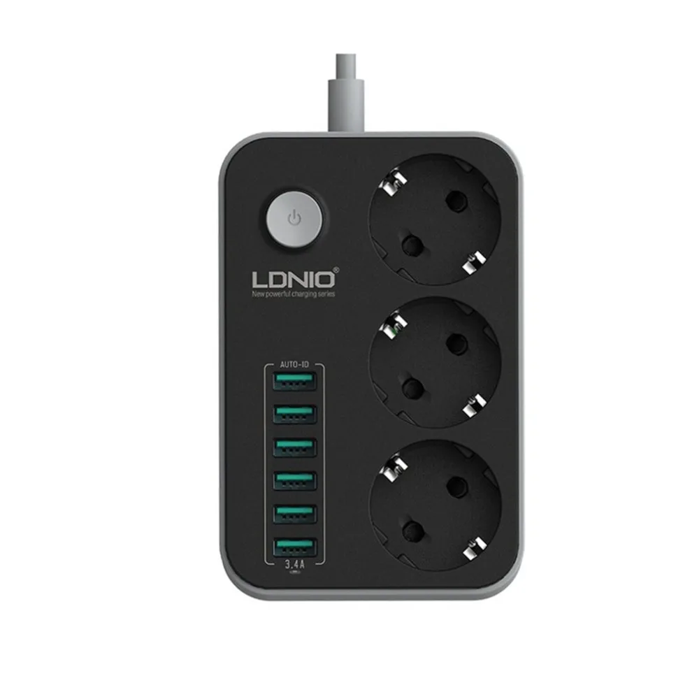 Продажа 3 розетки 6 usb портов USB Электронная силовая полоса умная домашняя розетка стабилизатор напряжения Быстрая зарядка домашний удлинитель патч ...