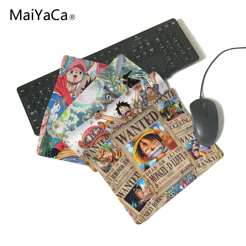 MaiYaCa One Piece New Anti-Slip Mouse Pad PC Game Gaming Mouse Pad Cartoon Large Game Mouse Pad DIY Design Gaming Mouse Pad