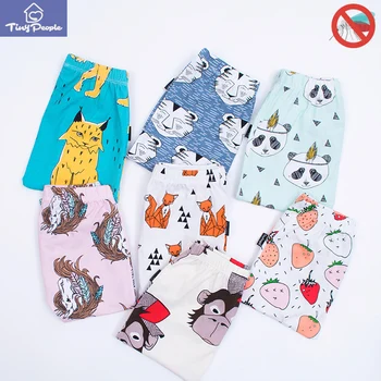 

TinyPeople 2020 infant ins Cartoon print cotton Spring Summer Baby Pants Baby Girl leggings toddler boys newborn cute trousers