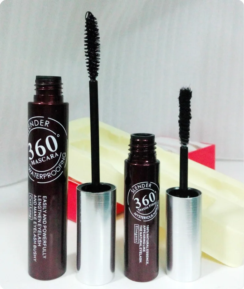 3D Fiber Lashes Rimel Mascara Set Makeup Transplanting Gel +Natural