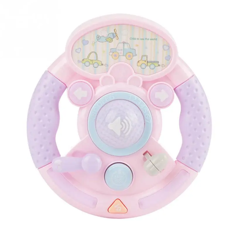 

New Steering Wheel Shape Musical Electric Toys For Children Baby Develop Music Listening Ability Educational Toys For Kids Gift