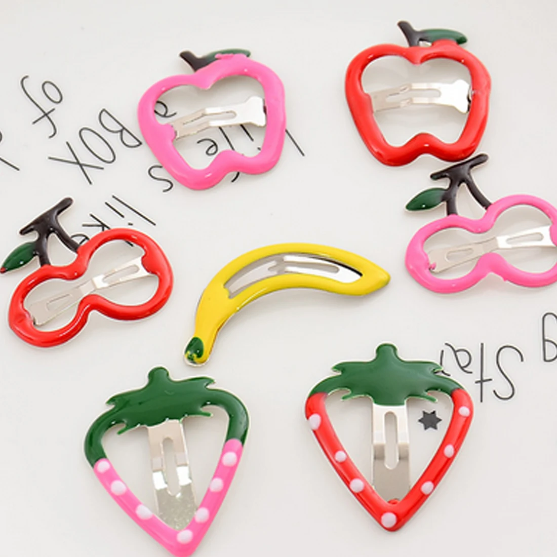 

Fruit hairpin simple Barrettes Decoration Girl Hair Accessory kids hair clip accessories Children Fruit hairpin little girl