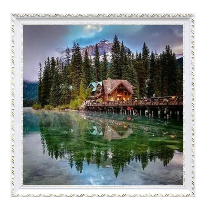 Full diamond painting hut diy cross stitch Needlework embroidery