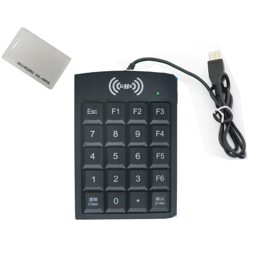 USB 125 кГц RFID EM4100 Tk4100 считыватель с номером Поддержка android + 10 шт. карт | Безопасность
