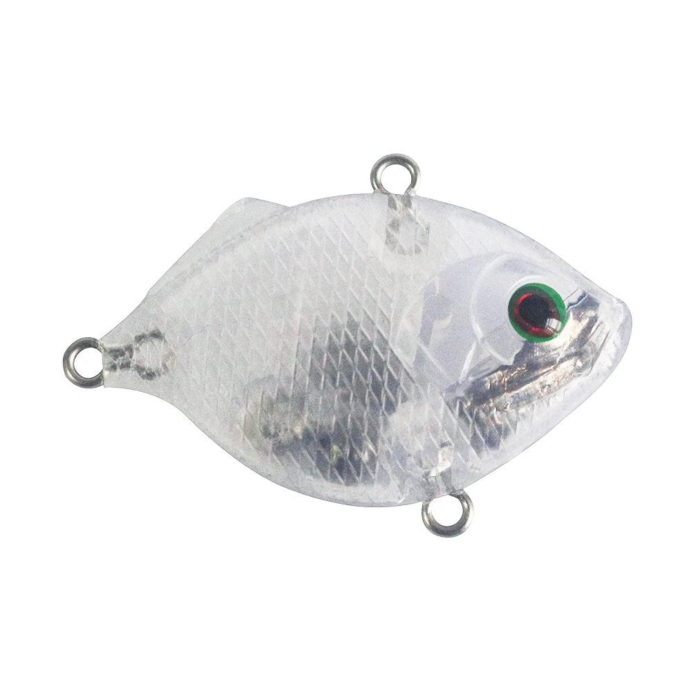 

GYFISHING 20 Pcs Unpainted New Fishing Sinking Lipless VIB Hard Lure Body