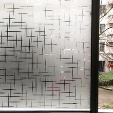 WXSHSH 3D крест-накрест матовая пленка для стекол без клея статичный клеящийся для личного пространства Стекло окна Плёнки, Главная Декоративные Для Ванная комната офисные