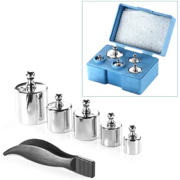 

Neewer 5Pieces Calibration Weight 50g 20g 20g 10g 5g Calibration Gram Scale Weight Set with 1Piece Tweezer for Digital Scale