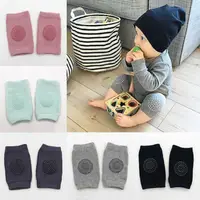 2019 Baby Accessories Baby Infants Safety Elbow Crawling Knee Breathable Warmer Protector Silica Gel Dots Anti-Slip Knee Pads 6