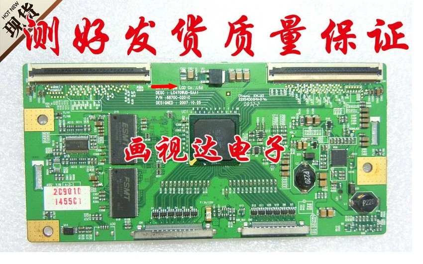 

Original 47pfl7403 93 lc470wud-saa1 logic board 6870c-0201c connect with T-CON connect board