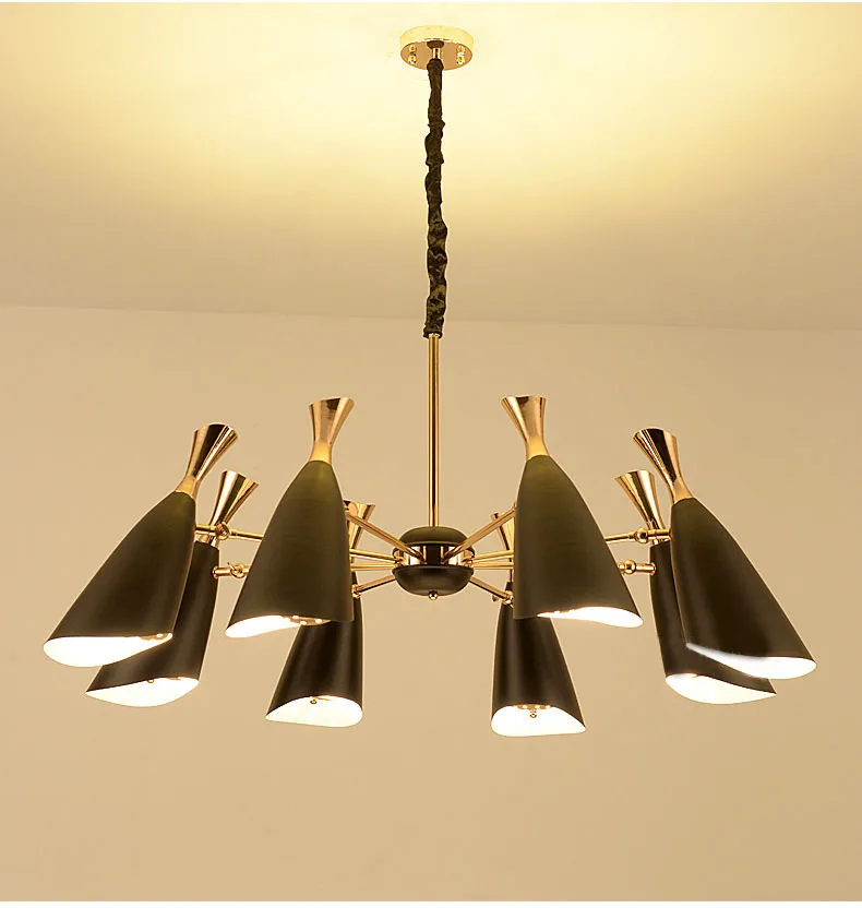 

Vintage dining room pendant lights led gold pendant lamps fashion home indoor lighting suspended luminaire lampe led suspendue