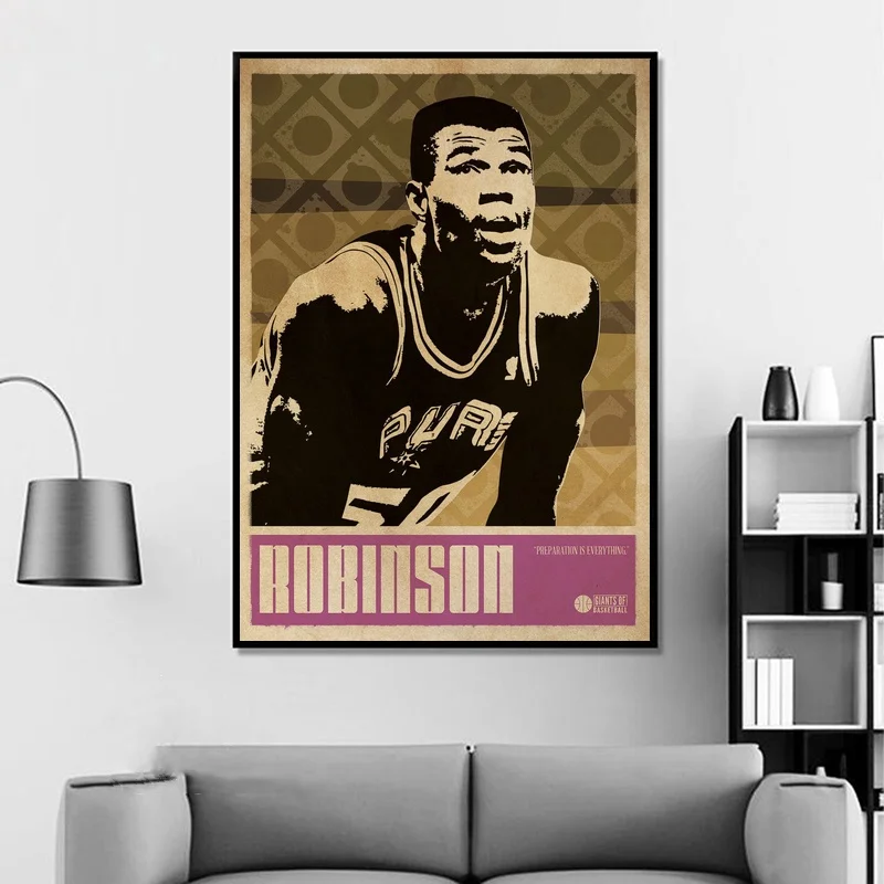 ديفيد روبنسون الرياضية نجم كرة السلة المشارك ريترو نمط جدار الفن الاطفال ديكور رجل الكهف ديكور المنزل قماش كتاني للحائط طباعة ديفيد روبنسون الرياضية نجم كرة السلة المشارك ريترو نمط جدار الفن الاطفال ديكور رجل الكهف ديكور المنزل قماش كتاني للحائط طباعة