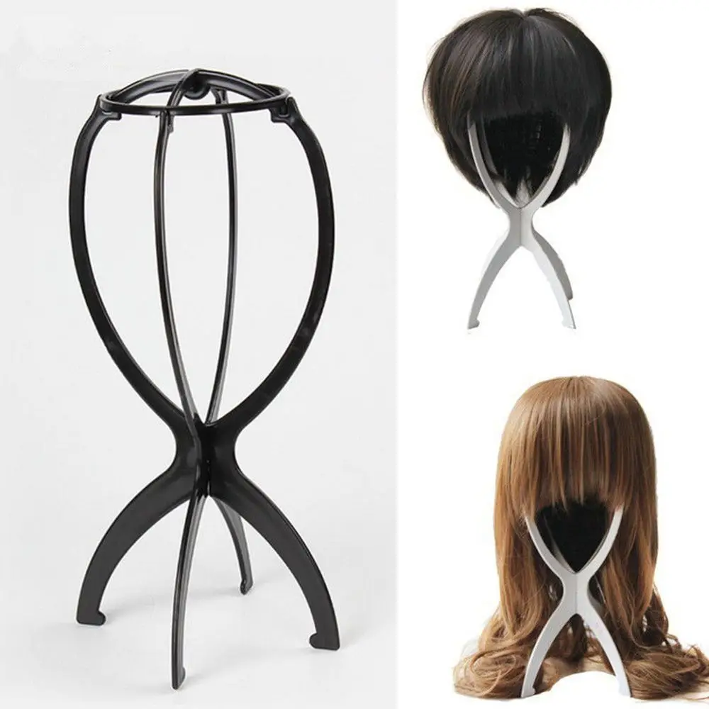 4 colors Ajustable Wig Stands Plastic Hat Display Head Holders