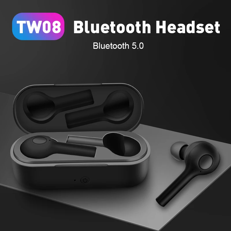 Наушники M& J tws Bluetooth 5,0 для всех смартфонов, мини беспроводная гарнитура для samsung Xiaomi huawei, Спортивная гарнитура+ зарядное устройство