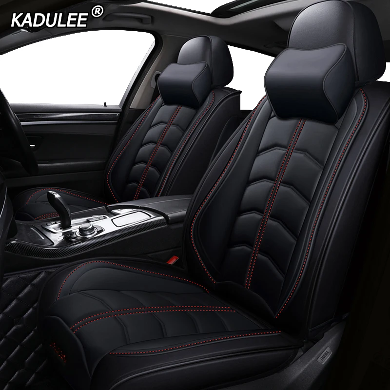 KADULEE роскошные кожаные автомобильные чехлы на сиденья для Jeep Commander Compass Jeep Grand Cherokee и Renegade Wrangler Jk автомобильные аксессуары автомобильный стиль