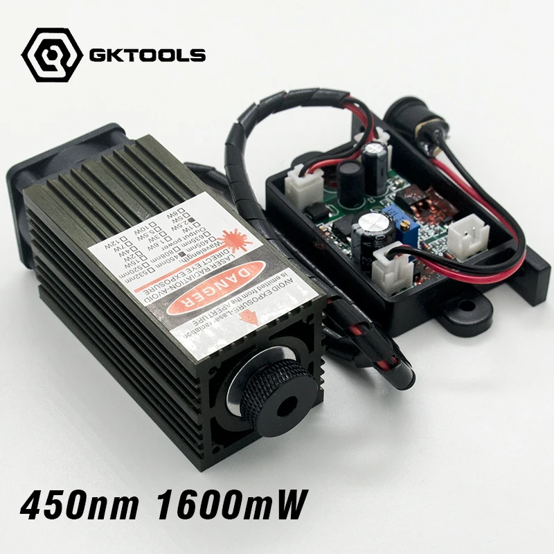 450 nm, 1600 mW 12V High Power Laser Module have TTL,Adjustable Focus
