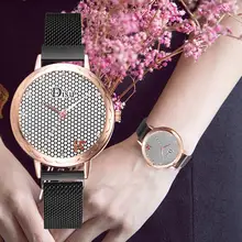 Women Bracelet Watches Luxury Brand Fashion Creative Quartz Wrist Watch For Women Mesh Dial Magnet Rhinestone Clock reloj mujer Women Bracelet Watches Luxury Brand Fashion Creative Quartz Wrist Watch For Women Mesh Dial Magnet Rhinestone Clock reloj mujer