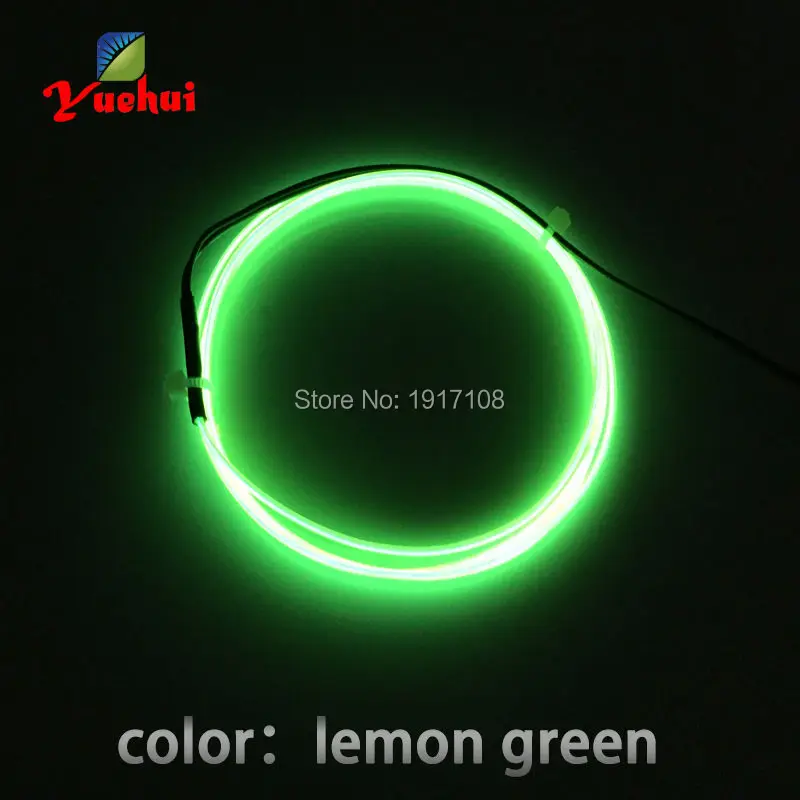 Абсолютно Многоцветный 1,3 мм 1 м зеленый светодиодный гибкий неоновый светящийся свет для домашней маски вечерние украшения
