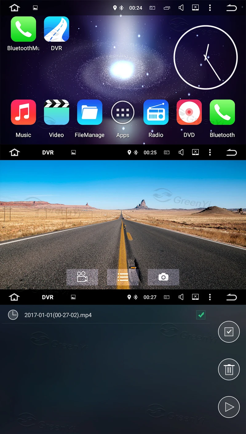 QUIDUX 170 DegreThe HD USB DVR Камера для Android 4.4/5.1/6.0 ПК Автомобиля Viedo Dvd плеер Головное