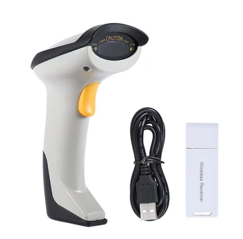 

USB Wires + 2.4 G Wireless Barcode Scanners Switch Freely 1D 32 Bit Laser For IOS/Android/supermarket bar code scanner