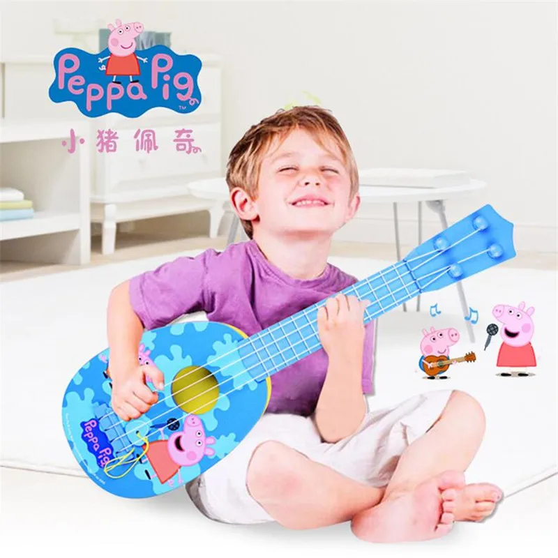 Peppa George Pig guinea pepa pig Musical Instruments Toys Ukulele Guitar Education For Children Kids Christmas New Year Gifts Peppa George Pig guinea pepa pig Musical Instruments Toys Ukulele Guitar Education For Children Kids Christmas New Year Gifts