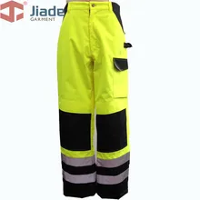 Jiade рабочая одежда Брюки Светоотражающие Брюки Высокие Брюки повышенной видимости водонепроницаемые длинные брюки