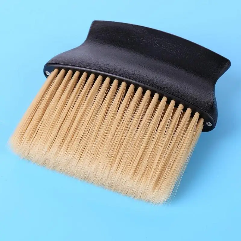1 шт. пластиковая щетка для чистки волос 3D мягкая волокнистая щетка для волос для шеи и лица Парикмахерская Инструменты для стрижки волос