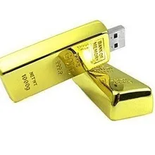 Золотые полосы USB флэш-накопитель 1 Гб 2 ГБ 4 ГБ 8 ГБ 16 ГБ 32 ГБ флеш-накопитель слиток флэш-диск Золотой usb карта памяти