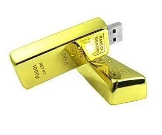 USB флеш накопитель Gold bars 1 ГБ 2 4 8 16 32 64 ГБ|usb memory stick|memory stickgold bar usb |
